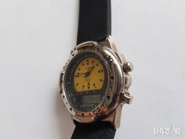 Мъжки кварцов часовник Visa с две времена, снимка 2 - Мъжки - 33842992
