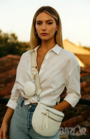 Дамска чанта с къса и широка регулируема дръжка, снимка 8 - Чанти - 50725048