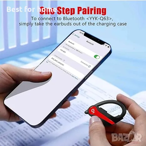 Bluetooth слушалки с калъф за зареждане 	UrbanX, снимка 4 - Bluetooth слушалки - 50191523