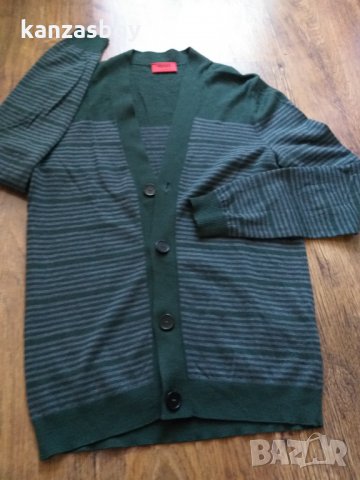 hugo boss exstrafine merino - страхотен мъжки пуловер КАТО НОВ, снимка 7 - Пуловери - 35505456