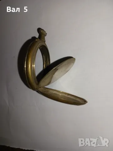 Корпус с капаци за стар джобен часовник, снимка 1