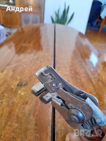Стари клещи за забелване на кабели, снимка 5 - Други ценни предмети - 42654920