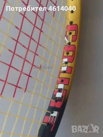 Ракета Wilson soft shock, с калъфа, снимка 4 - Тенис - 52654152