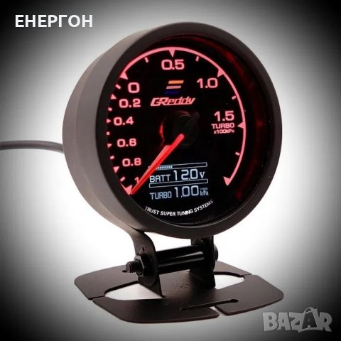 Бустметър буустметър Greddy турбо манометър gredy буст метър греди, снимка 2 - Аксесоари и консумативи - 40497121