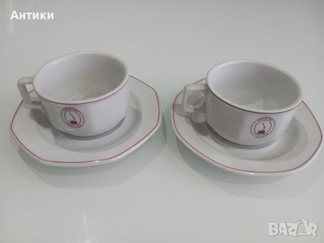 Порцеланов баварски двоен сет за кафе, снимка 10 - Чаши - 52625239