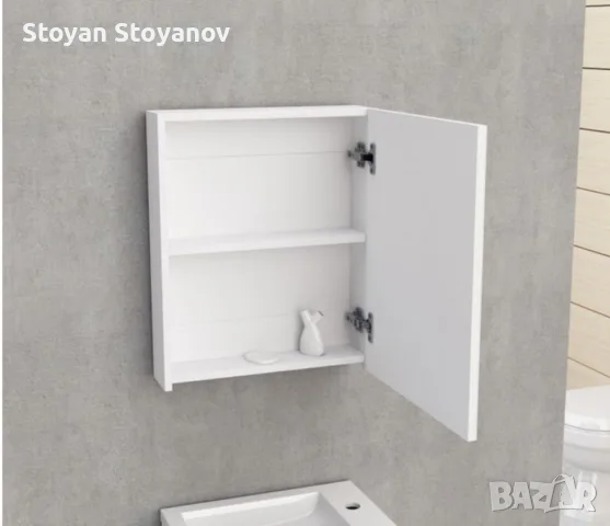 Шкаф за баня с огледало, снимка 3 - Огледала - 56025773