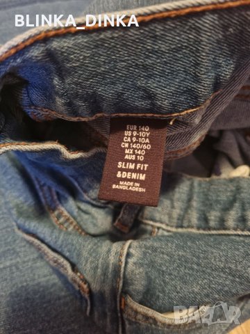 H&M дънки 140 см, снимка 3 - Детски панталони и дънки - 35018006