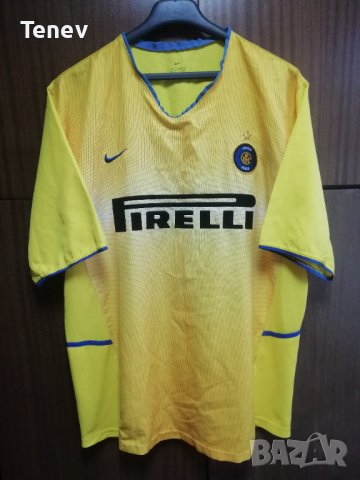 Inter Milan 2002/2003 Nike оригинална рядка тениска фланелка Интер трети екип , снимка 1 - Тениски - 42136465