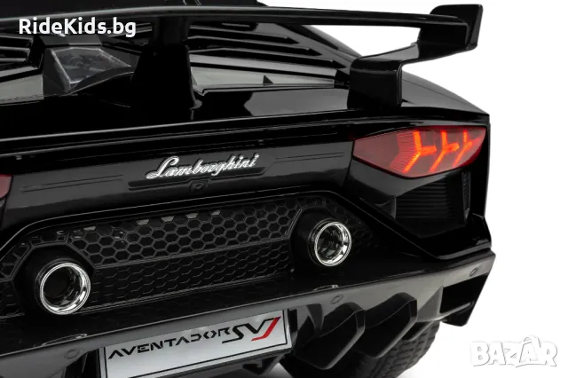 Детска акумулаторна кола Lamborghini SVJ - черна, с дистанционно, снимка 7 - Детски велосипеди, триколки и коли - 49963804