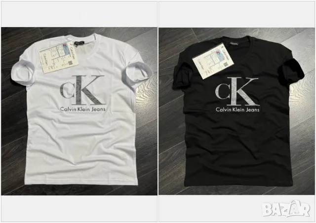 Calvin Klein Мъжка тениска👕👚Дамска блуза с къс ръкав Келвин Клайн Код A372