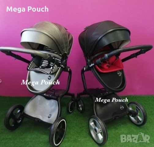 Промоция, Стилна бебешка количка 2 в 1 FooFoo, Bebumi, AULON, снимка 11 - Детски колички - 35584830