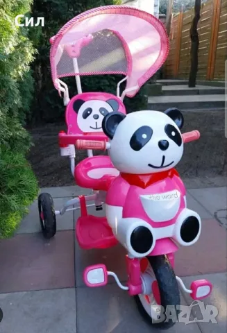 Детска триколка 🐼, снимка 2 - Детски велосипеди, триколки и коли - 56198005