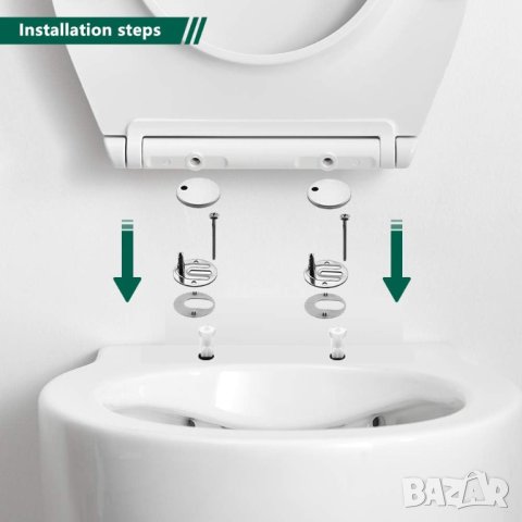 Седалка за тоалетна чиния LLJMF105, снимка 6 - Други стоки за дома - 42084082