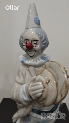 Порцеланова статуетка на клоун, винтидж, колекционерска., снимка 5 - Статуетки - 52014121