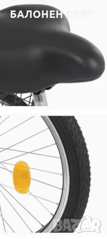 20 цола Велотриколка Сгъваемо колело с 3 гуми, снимка 8 - Велосипеди - 47670449