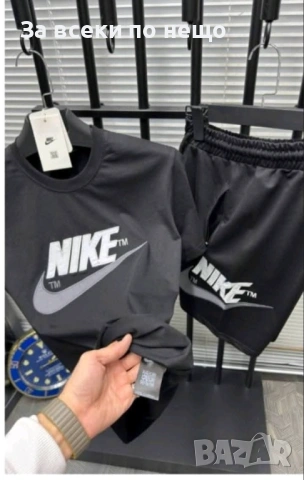 Nike Мъжки Летен Екип Тениска И Къси Панталонки👕🩳Мъжки Къс Комплект Найк Код B433