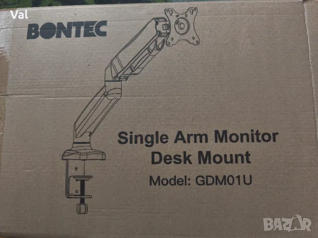 Стойка за монитор VESA Monitor Desk Mount Bontec GDM01U, снимка 9 - Други - 49771064