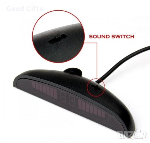 Утразвуков Парктроник с LCD дисплей сив / черен, снимка 6 - Аксесоари и консумативи - 29524301