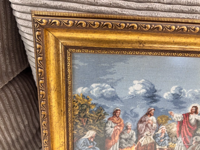 Гоблен "Исус и апостолите", снимка 3 - Гоблени - 54187748