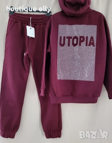 ватирана блуза с камъчета, снимка 5 - Блузи с дълъг ръкав и пуловери - 51476917