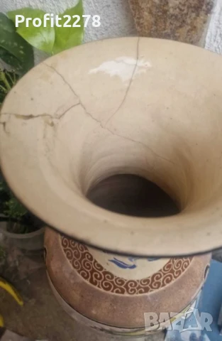 Антика рядка ваза 19ти век, снимка 3 - Вази - 51200990