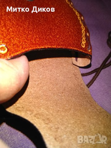 Чанта за врата Сантияго естествена кожа 120х115х25мм нова, снимка 8 - Чанти - 38169720