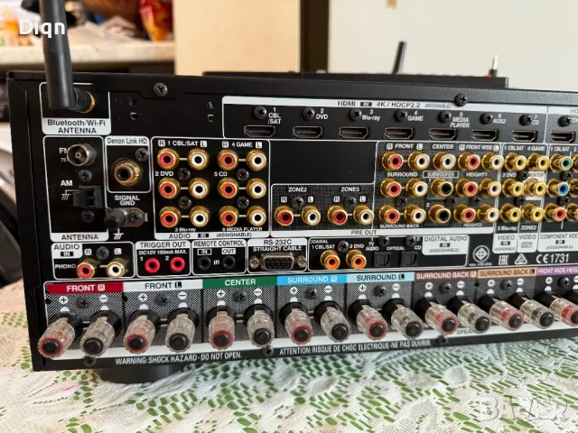 Denon AVR-X6200W, снимка 11 - Ресийвъри, усилватели, смесителни пултове - 49394263