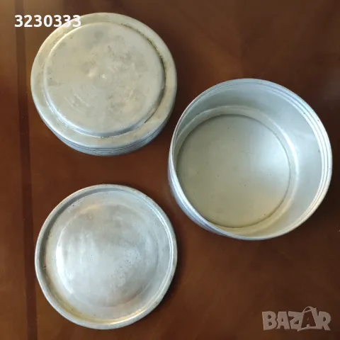 Стара алуминиева мярка,алуминиева кутия, снимка 3 - Аксесоари за кухня - 49753407