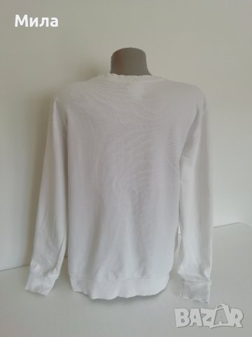 Бяла блуза H&M  Voice kids  100% памук, снимка 3 - Детски Блузи и туники - 37829263