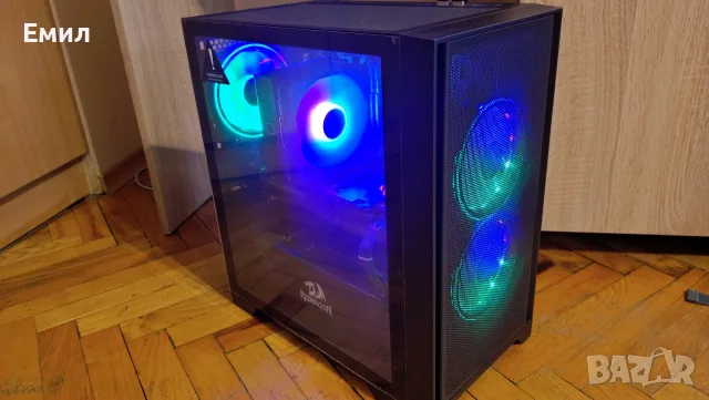 Мощен Геймърски и Стрийминг компютър i7-11700F ROG Strix GTX 1070 16GB RAM 3200MHz NVMe+1TB HDD