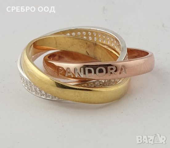 НОВИ МОДЕЛИ- сребърни гривни,обеци и пръстени тип PANDORA, снимка 16 - Гривни - 23387189