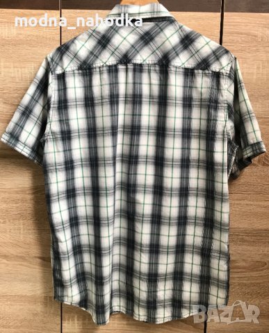 Чисто нова карирана риза с къс ръкав Helix, снимка 5 - Ризи - 36869823