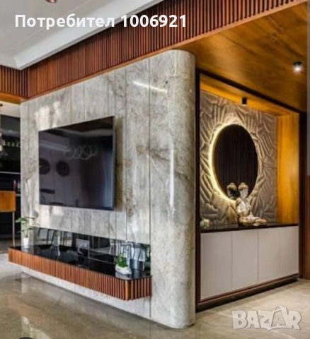 Тв стена pvc панели, wpc, Pu stone, снимка 7 - Ремонти на апартаменти - 52503489