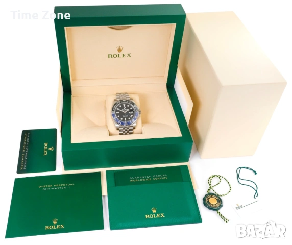 Rolex GMT-Master II 40mm Steel 'Batgirl' Black Dial Automatic Различни Варианти, снимка 2 - Мъжки - 54049168