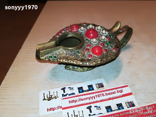 антика лампа-пепелник от франция 2912221515, снимка 4 - Антикварни и старинни предмети - 39136485