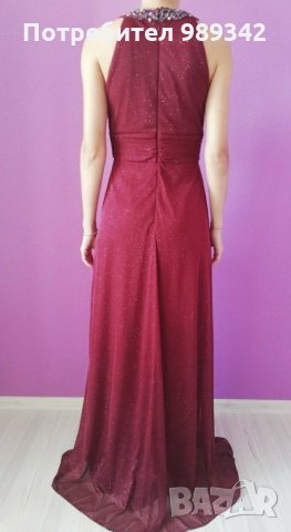 Официална (бална) рокля с декоративни камъни, снимка 2 - Рокли - 30701644