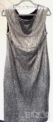 Коктейлна златисто- сребриста  рокля  LAURA , снимка 11 - Рокли - 50506890