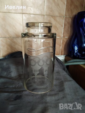 стъклена ваза, снимка 5 - Вази - 30214456