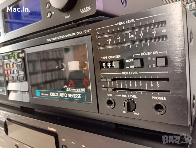 Stereo Cassette Deck Philips FC567, снимка 5 - Декове - 54265527
