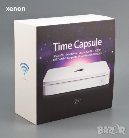 Apple AirPort Time Capsule 1TB (Wi-Fi Рутер с 1TB хард диск за автоматични бекъпи), снимка 2 - Рутери - 42042518