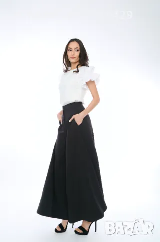 Дамски Панталон Zelinda - Черен, снимка 2 - Панталони - 49723963