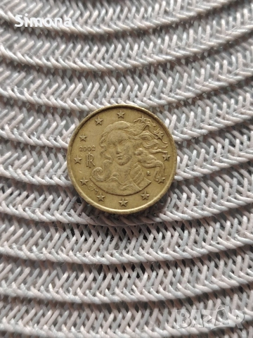 10 евроцента Италия 2002 г.