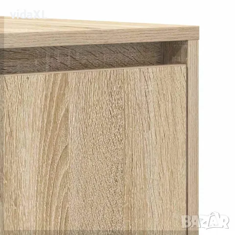 vidaXL Служебен шкаф Сонома дъб 120 x 41 x 75 см Инженерна дървесина, снимка 9 - Бюфети - 56147067