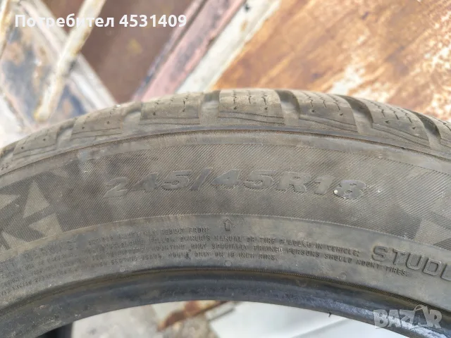 245/45R18 NEXEN зимни, снимка 3 - Гуми и джанти - 56233608