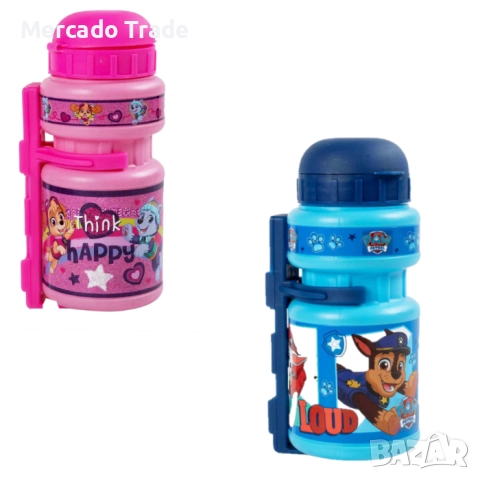 Бутилка за вода за деца Mercado Trade, Розов, Син