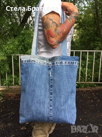 Дамски дънкови ранички и чанти, снимка 7 - Раници - 36947647