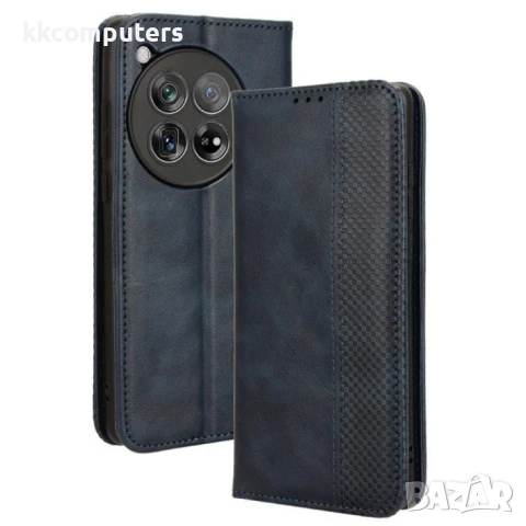 OnePlus Ace 3 5G / 12R 5G Retro Texture Wallet Калъф и Протектор, снимка 2 - Калъфи, кейсове - 51258937
