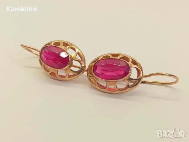 Руско злато. Обеци , снимка 6 - Обеци - 56412198