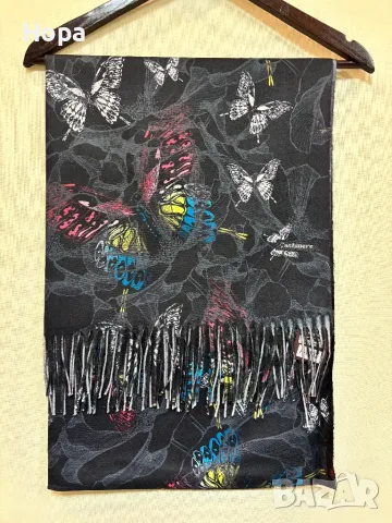 Дамски шалове Кашмир с пеперуди