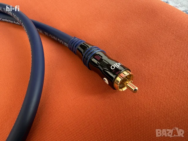 Cambridge Audio Digital 75 Ohm Double Screened Interconnect / Цифров коаксиален кабел, снимка 6 - Други - 56264705